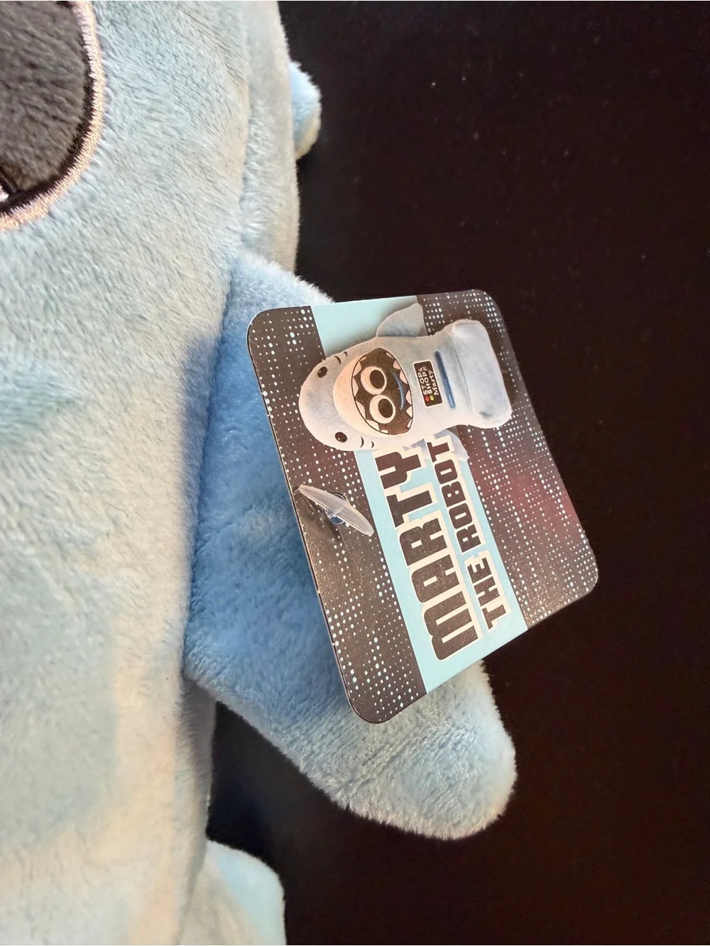 Plush Marty Robot Summer Shark Hat Stop & Shop 12